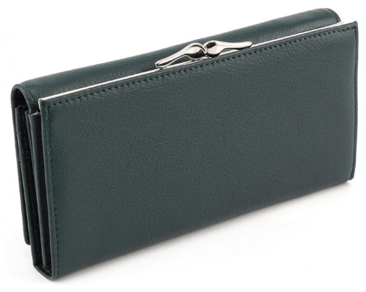 Зелёный кожаный кошелёк Marco coverna MC-1412-7 MC-1412-7 фото