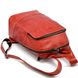 Жіночий червоний шкіряний рюкзак TARWA RR-2008-3md середнього розміру RR-2008-3md фото 10