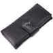 Стильний жіночий складаний гаманець з натуральної шкіри KARYA 21149 Чорний 21149 фото 1