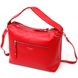 Вместительная женская сумка KARYA 20849 кожаная Красный 20849 фото 2