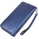 Чудовий гаманець з відливом для жінок із натуральної шкіри флотар CANPELLINI 21616 Синій 21616 фото 2