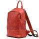 Жіночий червоний шкіряний рюкзак TARWA RR-2008-3md середнього розміру RR-2008-3md фото 5