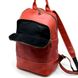 Жіночий червоний шкіряний рюкзак TARWA RR-2008-3md середнього розміру RR-2008-3md фото 11
