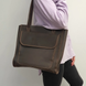 Стильная кожаная женская сумка шоппер SGE WSH 001 bordo коричневая WSH 001 brown фото 1