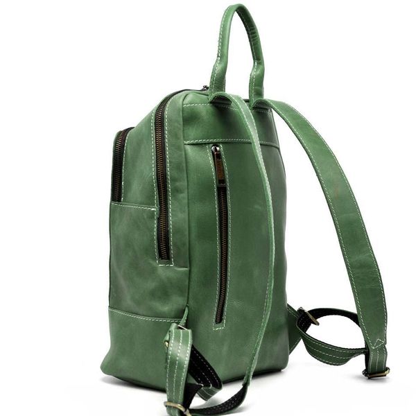 Женский кожаный зеленый рюкзак TARWA RE-2008-3md RE-2008-3md фото
