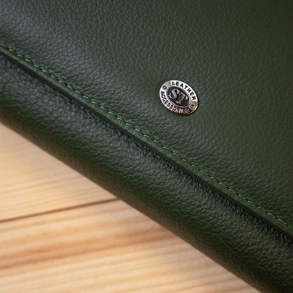 Оригінальний жіночий гаманець ST Leather 19389 Зелений 19389 фото