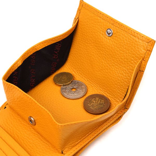 Яскравий жіночий гаманець з монетницею KARYA 21376 Жовтий 21376 фото