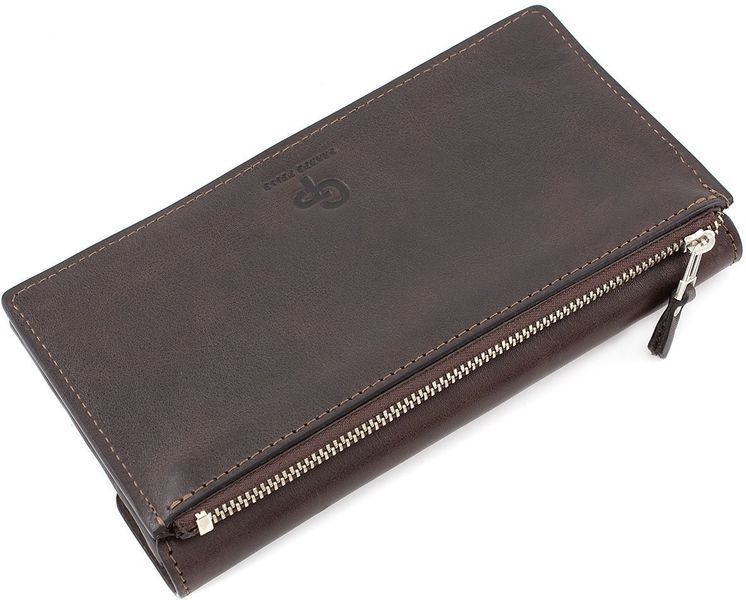 Шкіряний портмоне коричневого кольору зі шкіри NAPPA Grande Pelle 514620 514620 фото