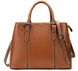 Классическая женская сумка в коже флотар Vintage 14875 Рыжая 39471 фото