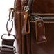 Небольшая мужская сумка из натуральной кожи Vintage 20478 Коричневый 52438 фото 6