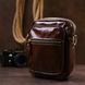 Небольшая мужская сумка из натуральной кожи Vintage 20478 Коричневый 52438 фото 7