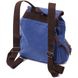 Надійний текстильний рюкзак, що закривається клапаном на магніт Vintage 22154 Синій 56790 фото 2