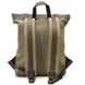 Ролл-ап рюкзак из лошадиной кожи и канвас TARWA ROc-5191-3md ROc-5191-3md фото 4