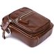 Небольшая мужская сумка из натуральной кожи Vintage 20478 Коричневый 52438 фото 3