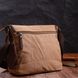 Містка текстильна сумка для ноутбука 13" через плече Vintage 22201Коричнева 56834 фото 8