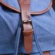 Надійний текстильний рюкзак, що закривається клапаном на магніт Vintage 22154 Синій 56790 фото 9