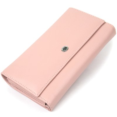 Місткий жіночий гаманець ST Leather 19390 Рожевий 19390 фото