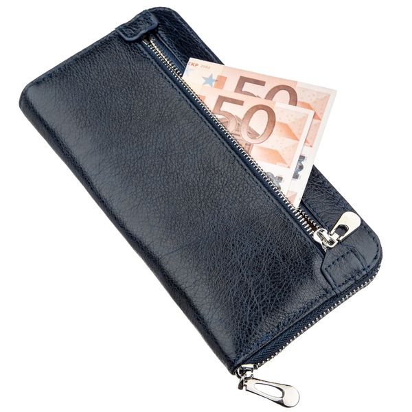 Вертикальний жіночий гаманець-клатч ST Leather 18864 Синій 18864 фото
