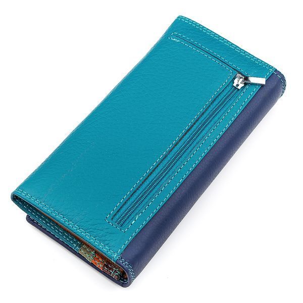 Гаманець жіночий ST Leather 18362 (SB634) з натуральної шкіри Синій 18362 фото