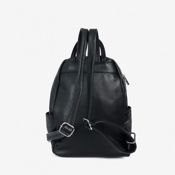 Чорний жіночий рюкзак з натуральної шкіри Virginia Conti V02443 Black V02443 Black фото