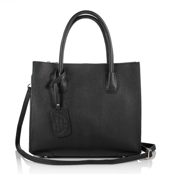 Чорна шкіряна сумочка жіноча Virginia Conti (Італія) VC02748 Black VC02748 Black фото