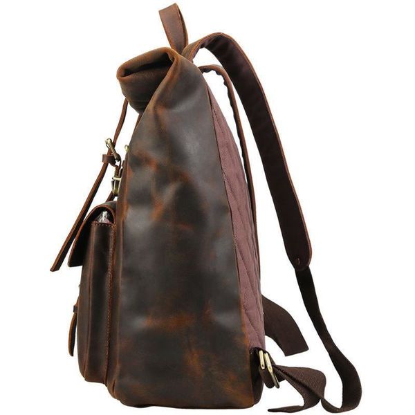 Брутальний чоловічий рюкзак із грубої кінської шкіри Bexhill P3171 P3171 фото