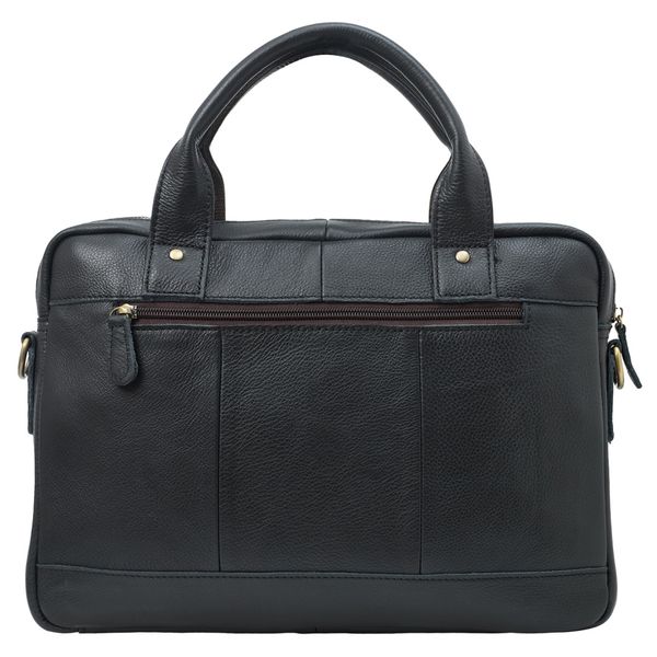 Кожаный черный мужской портфель Buffalo Bags M8002A M8002A фото