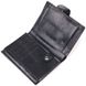 Вертикальний чоловічий гаманець із натуральної шкіри ST Leather 19406 Чорний 19406 фото 4