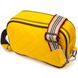 Прямокутна жіноча сумка крос-боді з натуральної шкіри 22114 Vintage Жовта 22114 фото 1
