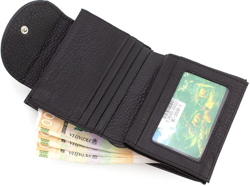 Чорний маленький гаманець жіночий Marco Coverna MC-2036-1 black MC-2036-1 black фото