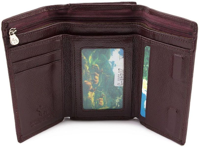 Маленький коричневий жіночий гаманець зі шкіри Marco Coverna 2049A-5 2049A-5 фото