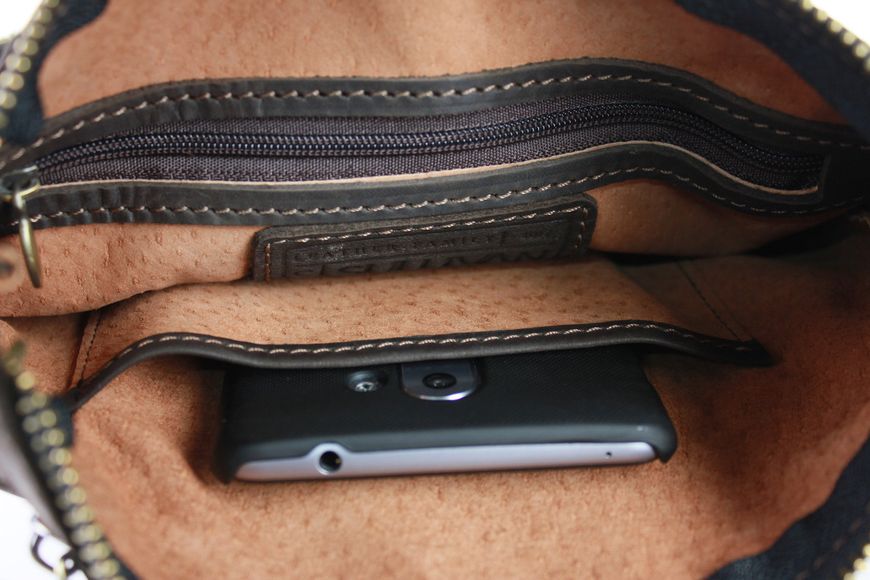 Сумка чоловіча шкіряна планшетка SKE smvp57(27) коричнева smvp57(27) фото