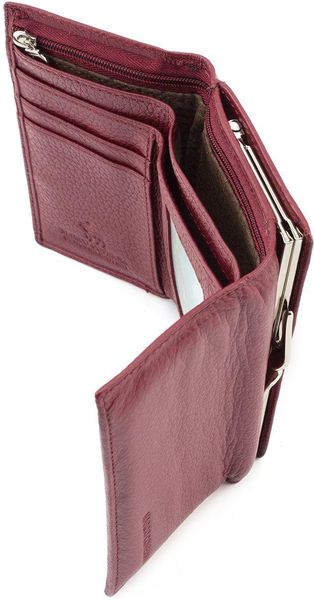 Бордовий жіночий шкіряний гаманець Marco Coverna 2049A-7 2049A-7 фото