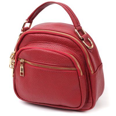 Стильная женская сумка Vintage 20689 Красная 52789 фото