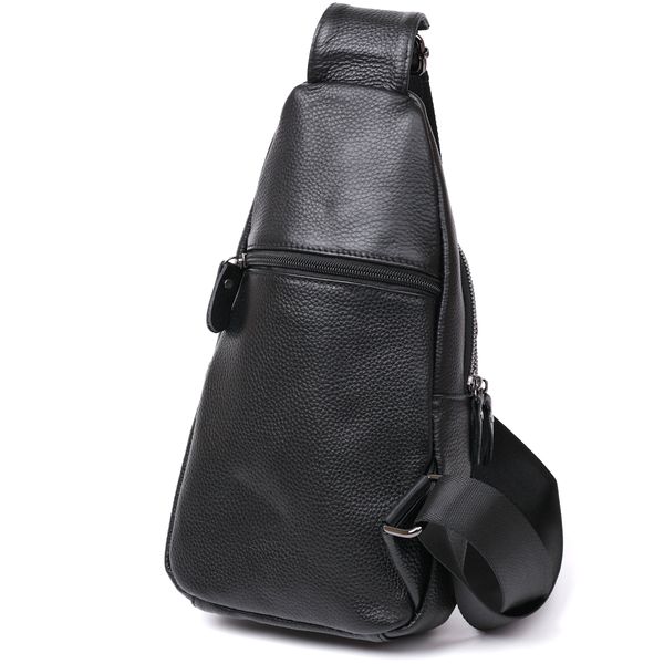 Стильная кожаная мужская сумка через плечо Vintage 20672 Черный 20672 фото