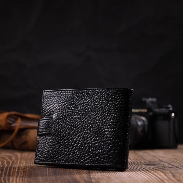 Стильний чоловічий гаманець горизонтального формату з натуральної шкіри Tony Bellucci 22015 Чорний 22015 фото