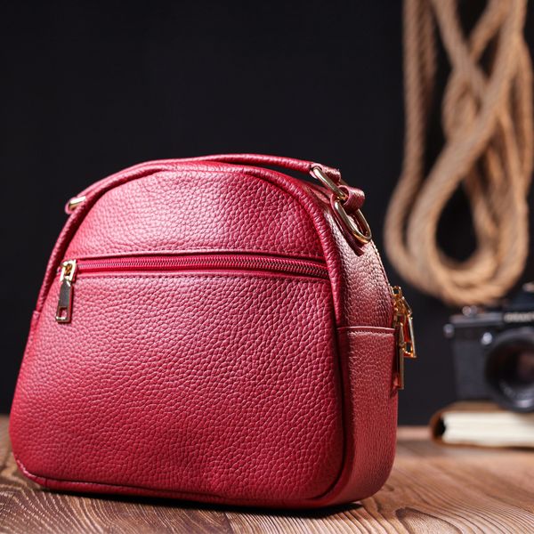 Стильна жіноча сумка Vintage 20689 Червона 52789 фото