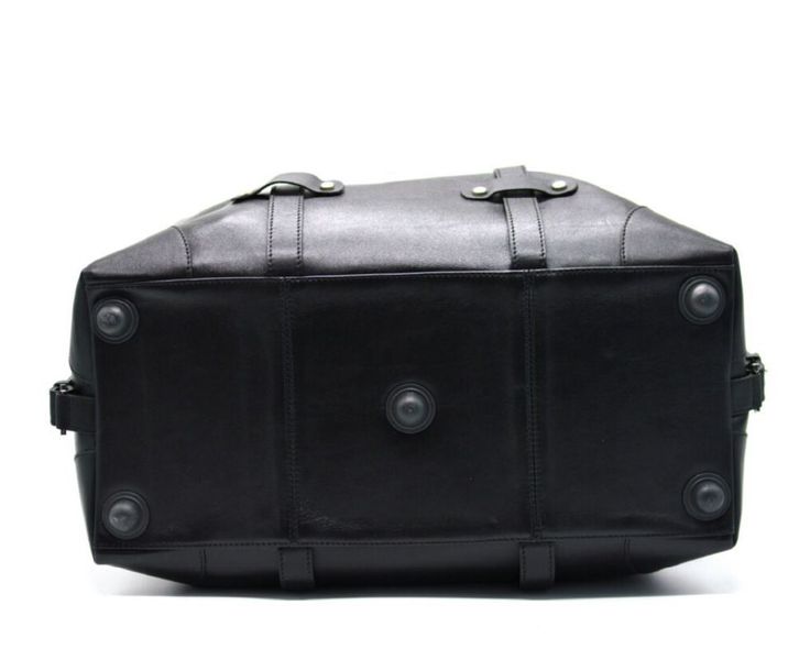 Шкіряна чорна дорожня сумка ТА-5764-4lx TARWA чорна ТА-5764-4lx фото