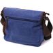 Мужская сумка через плечо для ноутбука 13" из плотного текстиля Vintage 22203 Синий 56836 фото 2