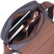 Вертикальная мужская сумка через плечо текстильная 21261 Vintage Черная 55145 фото 5