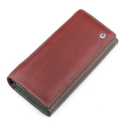 Гаманець жіночий ST Leather 18387 (SB237) дуже гарний Бордовий 18387 фото