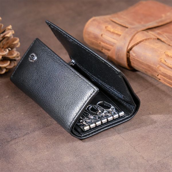 Ключниця-гаманець жіноча ST Leather 19221 Чорна 19221 фото