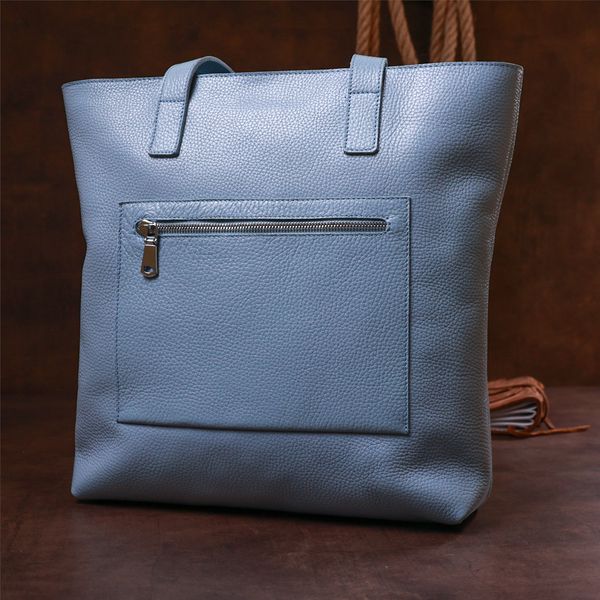 Современная женская сумка-шоппер Shvigel 16361 Голубой 52664 фото