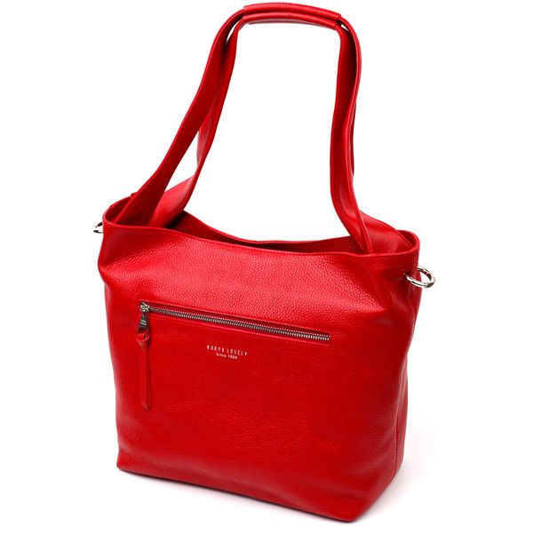 Многофункциональная женская сумка-шоппер с карманами KARYA 20876 Красный 20876 фото