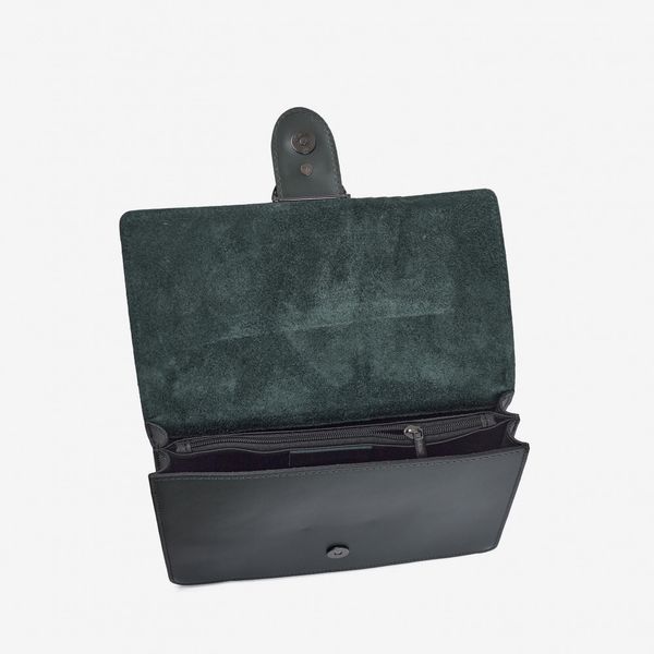 Темно-зелена сумка жіноча через плече VIRGINIA CONTI V03131 Dark green V03131 Dark green фото