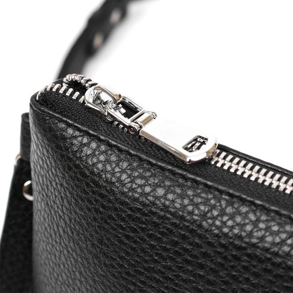 Жіноча сумка крос-боді з натуральної шкіри Shvigel 16341 Чорний 52464 фото