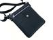 Чоловіча шкіряна сумка планшет SGE PL 001 blackgr чорна з сірою стрічкою PL 001 blackgr фото 3