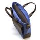 Чоловіча сумка з канвас та кінської шкіри TARWA RKc-3990-3md синій RKc-3990-3md фото 6