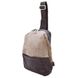 Рюкзак слінг на одне плече зі шкіри та канвас TARWA GCs-1905-3md GCs-1905-3md фото 1