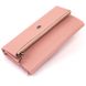 Клатч конверт з кишенею для мобільного шкіряний жіночий ST Leather 19271 Рожевий 19271 фото 1